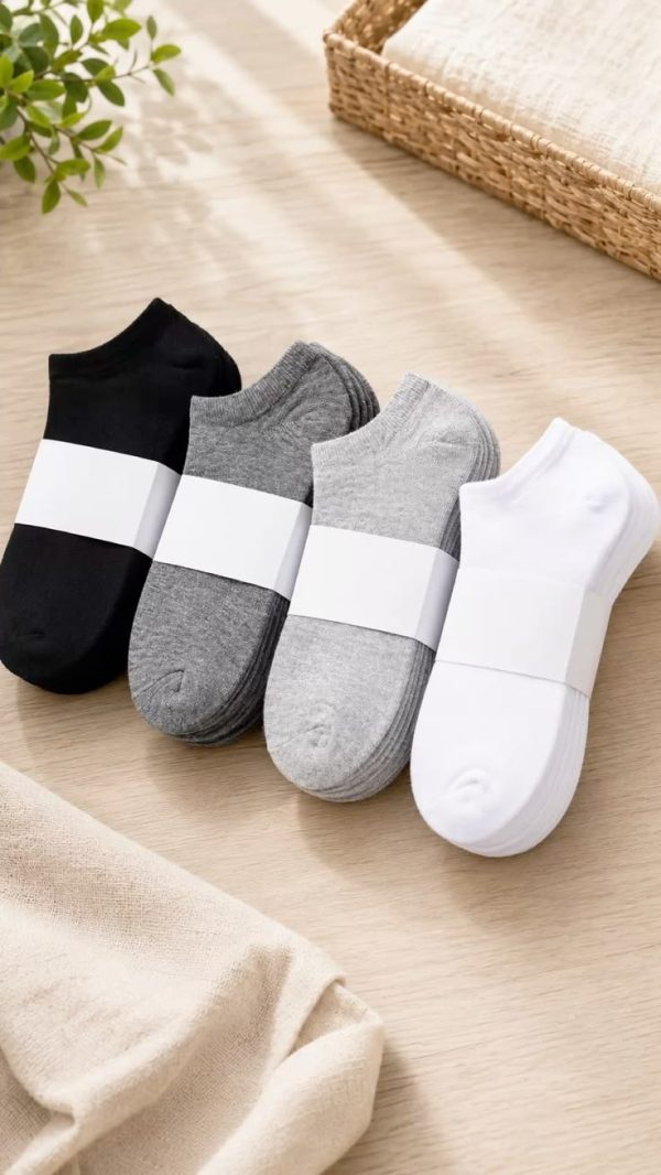 Women's Soft Cotton No-Show Ankle Socks (Pack of 3)