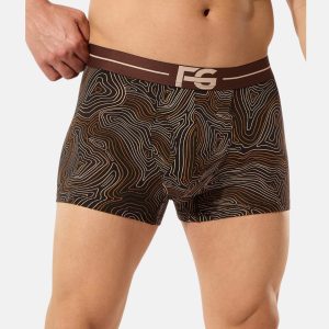 Men Tencel Lycra Micro Modal Printed Mini Trunks FG- 3025