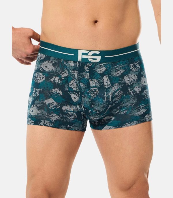 Men Tencel Lycra Micro Modal Printed Mini Trunks FG- 3025