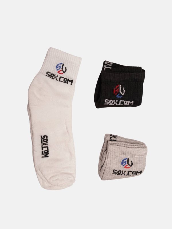 Mens Crew Length Socks - Soft Breathable Comfortable Everyday Wear Durable Fit Pack of 5