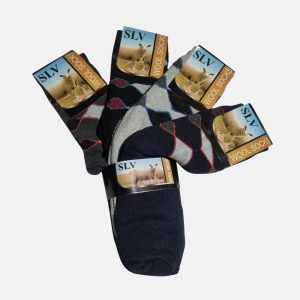 Mens Crew Length Socks - Soft Breathable Comfortable Everyday Wear Durable Fit Pack of 4