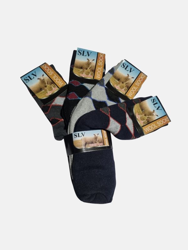 Mens Crew Length Socks - Soft Breathable Comfortable Everyday Wear Durable Fit Pack of 4
