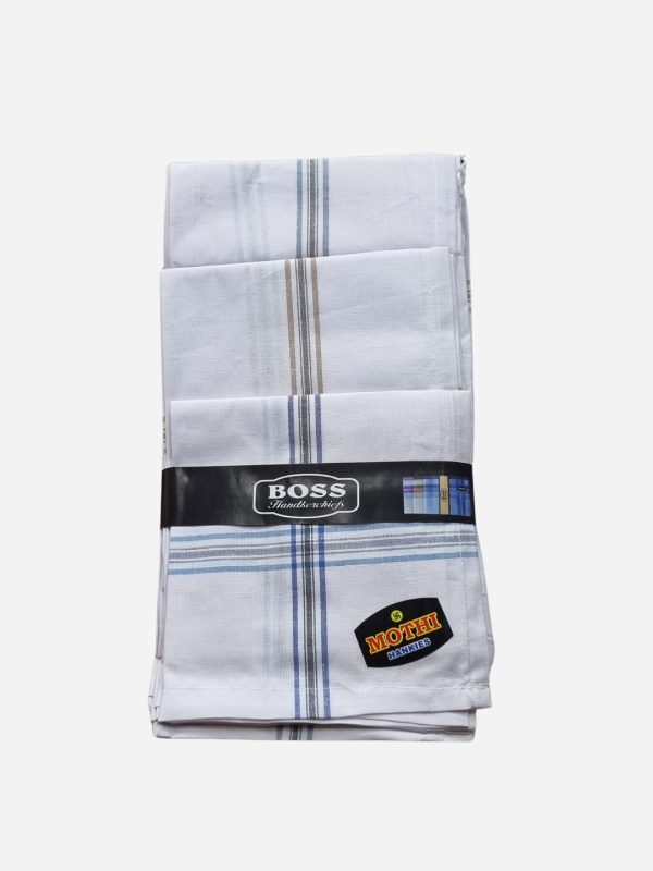 Cotton Handkerchief for Mens Soft Skin-Friendly Lightweight & Absorbent (Pack of 12)