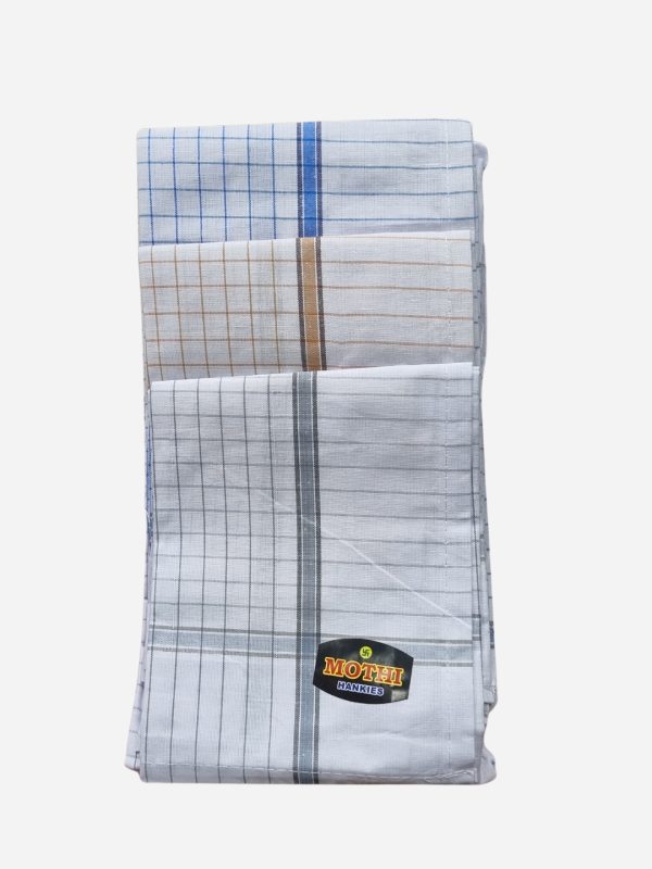 Mens Cotton Handkerchief - Pack of 12 Soft & Durable Hankies