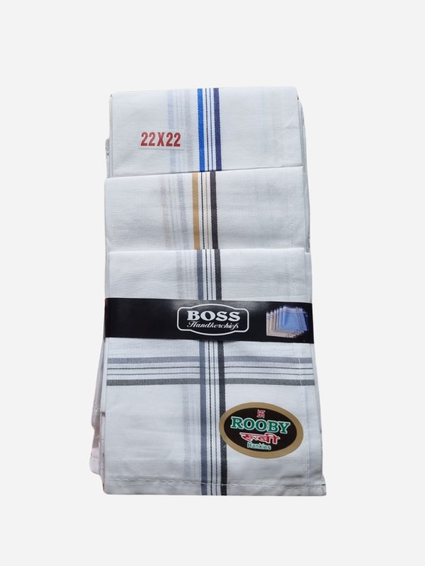 Mens Cotton Handkerchief - Pack of 12 Soft & Durable Hankies