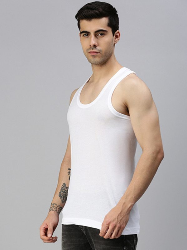 SPT Akshaya Mens RN Cotton Soft Innerwear Vest (Pack of 2)